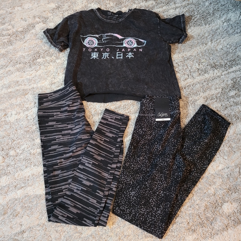 Leggins and crop top bundle